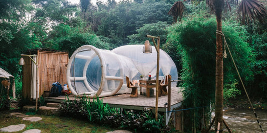 Séjour romantique dans une bulle