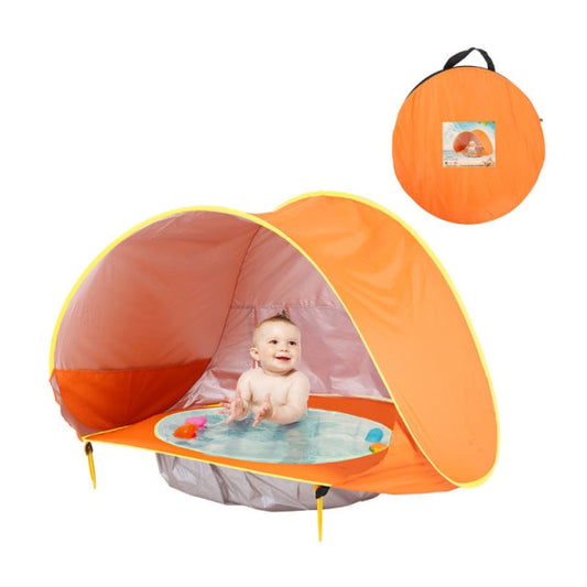 Tente de Plage Bébé Orange